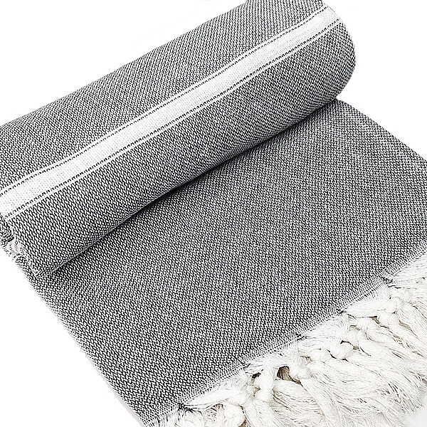 Hammam Towel, cotton, graphite - Yeye — photo N4