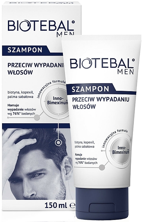 Men Anti Hair Loss Shampoo - Biotebal Men Against Hair Loss Shampoo — photo N5