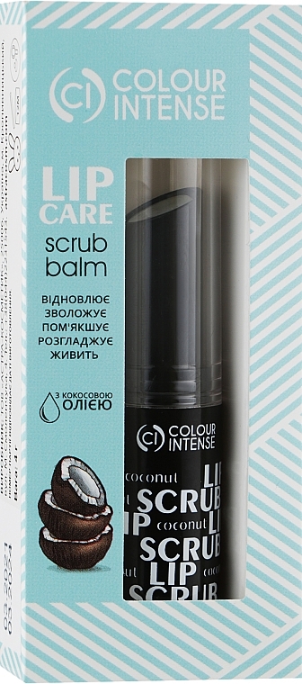 Restoring Coconut Lip Scrub - Colour Intense Lip Care Scrub Balm — photo N5