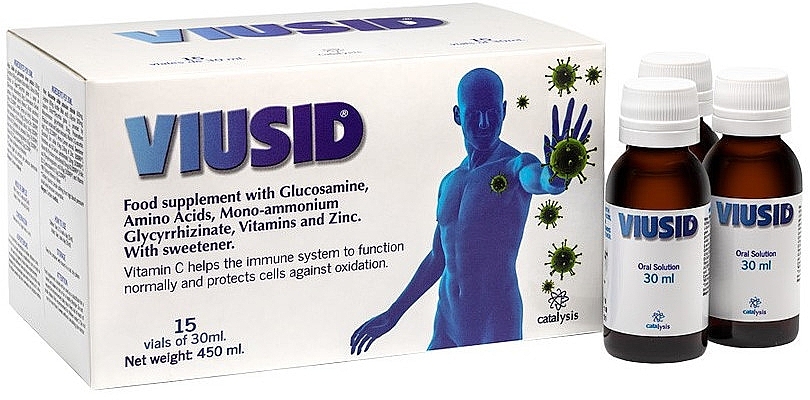 Food Supplement for Immune System Support - Catalysis Viusid — photo N1