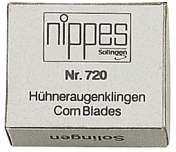 Fragrances, Perfumes, Cosmetics Callus Razor Blades, 10 pcs - Nippes Solingen