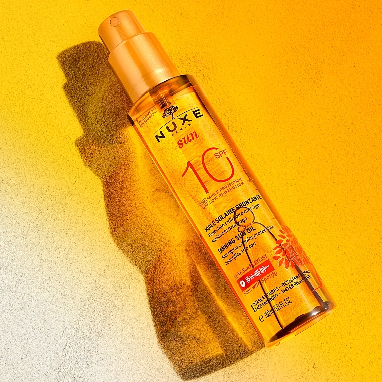 Tanning Body & Face Oil - Nuxe Sun Tanning Oil SPF10 — photo N6