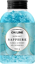 Fragrances, Perfumes, Cosmetics Bath Salt "Sapphire" - On Line Sapphire Bath Salt