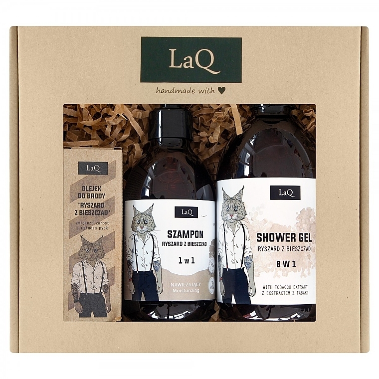 Set - LaQ (sh/gel/500ml + shm/300ml + bearl/oil/30ml) — photo N1