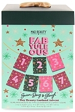 Set, 7 products - Mad Beauty FabyUleous 7 Day Beauty Garland Advent Calendar — photo N2