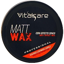 Fragrances, Perfumes, Cosmetics Matte Styling Wax - Vitalcare Professional Matt Wax