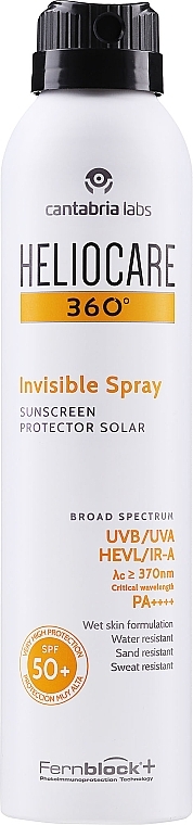 Invisible Sun Spray - Cantabria Labs Heliocare 360º Invisible Spray SPF50 — photo N1