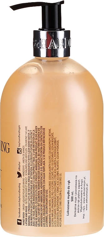 Hand Soap - Baylis & Harding Jojoba, Vanilla & Almond Oil Hand Wash — photo N2