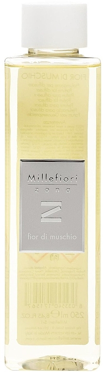 Reed Diffuser Refill - Millefiori Milano Zona Fior Di Muschio Refill — photo N1