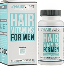 Men Healthy Hair Vitamins, 60 capsules - Hairburst For Men Hair Vitamins — photo N2