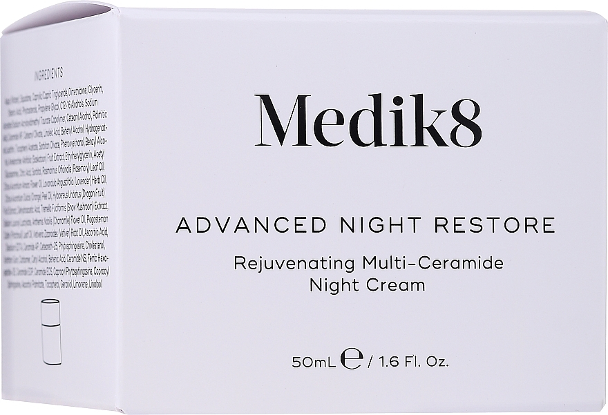 Rejuvenating Multi-Ceramide Night Cream - Medik8 Advanced Night Restore Rejuvenating Multi-Ceramide Night Cream — photo N2