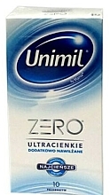 Condoms, 10 pcs - Unimil Zero — photo N1