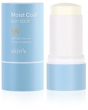 Cooling Sunscreen Face Stick - Skin79 Water Wrapping Moist Cool Sun Stick UV SPF50+ PA ++++ — photo N1