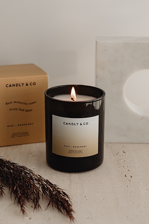 Scented Candle - Candly & Co No.2 Candle Rum Rozmaryn — photo N3