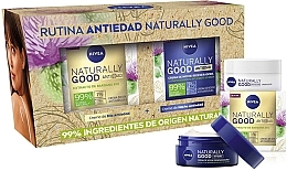 Fragrances, Perfumes, Cosmetics Set - Nivea Naturally Good Anti-Aging Routine Set