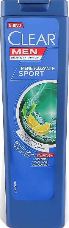 Anti-Dandruff Taurine Shampoo for Men 'Energy of Freshness' - Clear Vita Abe — photo N1