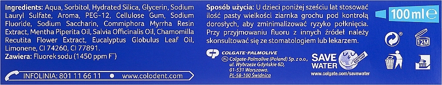 Toothpaste - Colodent Mocne Dziąsła — photo N2