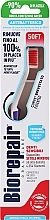 Perfect Clean Toothbrush, soft, purple & white - Biorepair Oral Care Pro — photo N1