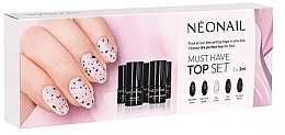 Fragrances, Perfumes, Cosmetics Set - NeoNail Professional Must Have Top Set (nail/top/5*3ml)