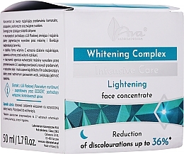 Night Face Concentrate - AVA Laboratorium Whitening Complex Intensive Care Lightening Face Concentrate — photo N2