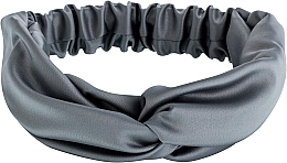 Fragrances, Perfumes, Cosmetics Satin Twist Headband, grey - MAKEUP Hair Accessories