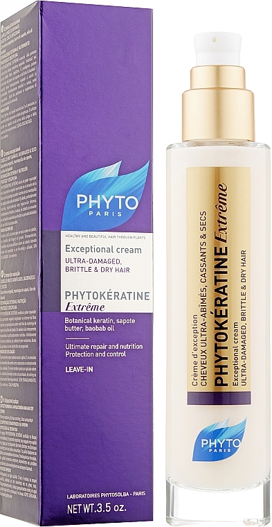 Hair Cream - Phyto Phytokeratine Extreme Exceptional Cream — photo N6