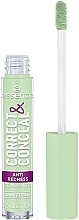 Fragrances, Perfumes, Cosmetics Anti-Redness Corrector - Essence Correct & Conceal Anti Redness Concealer