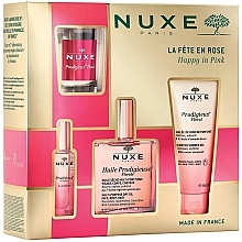 Fragrances, Perfumes, Cosmetics Nuxe Prodigieux Floral - Set (perf/15ml+oil/100ml+sh/gel/100ml+candle/60g)