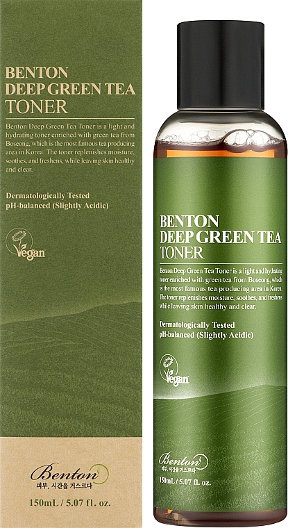 Green Tea Face Toner - Benton Deep Green Tea Toner — photo N2