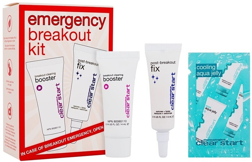 Set - Dermalogica Clear Start Emergency Breakout Kit (boost/4ml+cr/4ml+jelly/sample) — photo N1