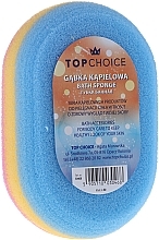 Oval Bath Sponge 30468, multicolored 2 - Top Choice — photo N2