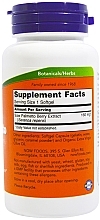 Saw Palmetto Extract - Now Foods Saw Palmetto Extract, 160mg — photo N10