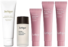 Fragrances, Perfumes, Cosmetics Face Care Set, 5 products - Jurlique Moisture Plus Rare Rose Discovery Ritual Set