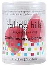 Makeup Blender, red, 2 pcs - Rolling Hills 2 Mini Makeup Blenders — photo N1