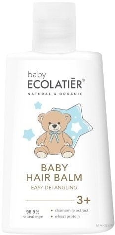 Baby Hair Balm - Ecolatier Baby Hair Balm Easy Detangling  — photo 250 ml