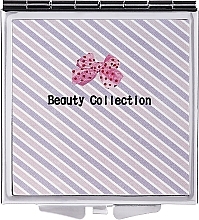 Pocket Mirror 85604, 6cm, striped - Top Choice Beauty Collection Mirror — photo N1