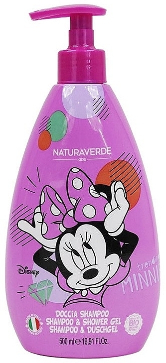 Minnie Mouse Shampoo & Shower Gel for Kids - Naturaverde Kids Disney Minnie Mouse Shower Gel & Shampoo — photo N1
