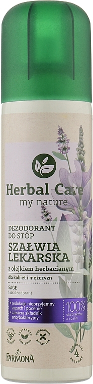 Sage Foot Deodorant - Farmona Herbal Care Dezodorant — photo N1