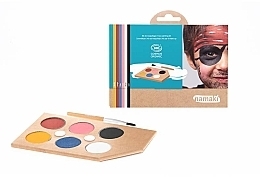 Kids Face Painting Kit - Namaki Rainbow 6-Color Face Painting Kit (f/paint/15g + brush/1pc + acc/5pcs) — photo N1