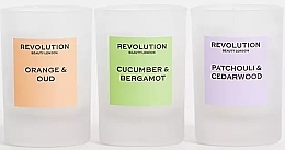 Mini Candle Gift Set - Revolution Beauty Floral Mini Candle Gift Set (candle/3x40g) — photo N2