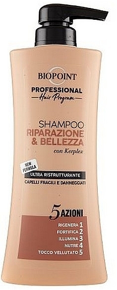 Shampoo for Fragile & Damaged Hair - Biopoint Riparazione&Bellezza Shampoo — photo N1