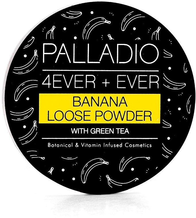 Banana Powder - Palladio 4 Ever+Ever Banana Loose Setting Powder — photo N1