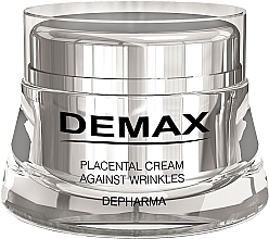 Fragrances, Perfumes, Cosmetics Placental Anti-Wrinkle Face Cream - Demax Placental Cream Against Wrinkles