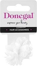 Fragrances, Perfumes, Cosmetics Hair Ties, FA-5739+1, white with flowers - Donegal