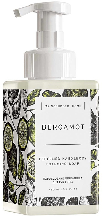 Perfumed Hand & Body Foam Soap - Mr.Scrubber Home Bergamot — photo N1