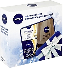 Fragrances, Perfumes, Cosmetics Set - Nivea Anti-Wrinkle Revitalizing Set (day/cr/50ml + night/cr/50ml + micel/water/200ml)