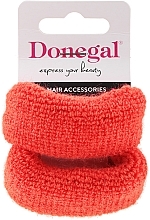 Fragrances, Perfumes, Cosmetics Hair Ties FA-5643, 2 pcs, orange - Donegal