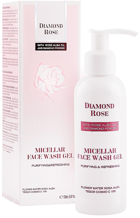 Micellar Face Cleansing Gel - BioFresh Diamond Rose Micellar Face Wash Gel — photo N1