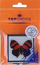 Cosmetic Mirror, "Butterfly" 85420, red - Top Choice — photo N1