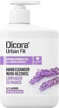 Fragrances, Perfumes, Cosmetics No Rinse Hand Cleansing Gel "Lavender" - Dicora Urban Fit Hydroalcoholic Gel Hand Cleanser With Alcohol